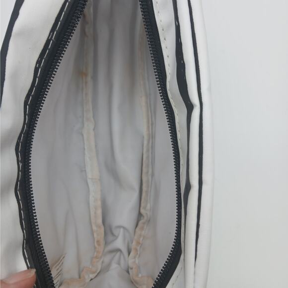 Scout Striped Scout 3-Way Bag Travel Makeup Pouch and Toiletry Bag Black White - Picture 4 of 7